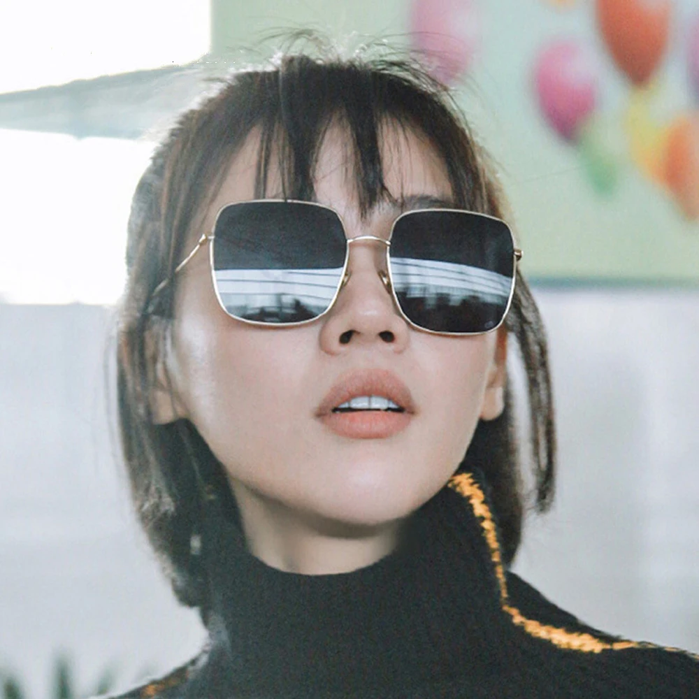 2019 New Elegant Ladies Cat Eye Sunglasses Women Brand Designer Italy Fashion Squae Sun Glasses Female Gradient Eyewear Shades