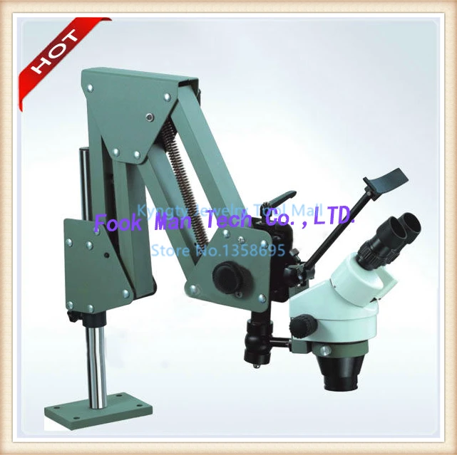

Free Shipping Jewelry Inspection Tools GRS ACROBAT 7X-45X Microscope for Watch Making LED Light As Gift