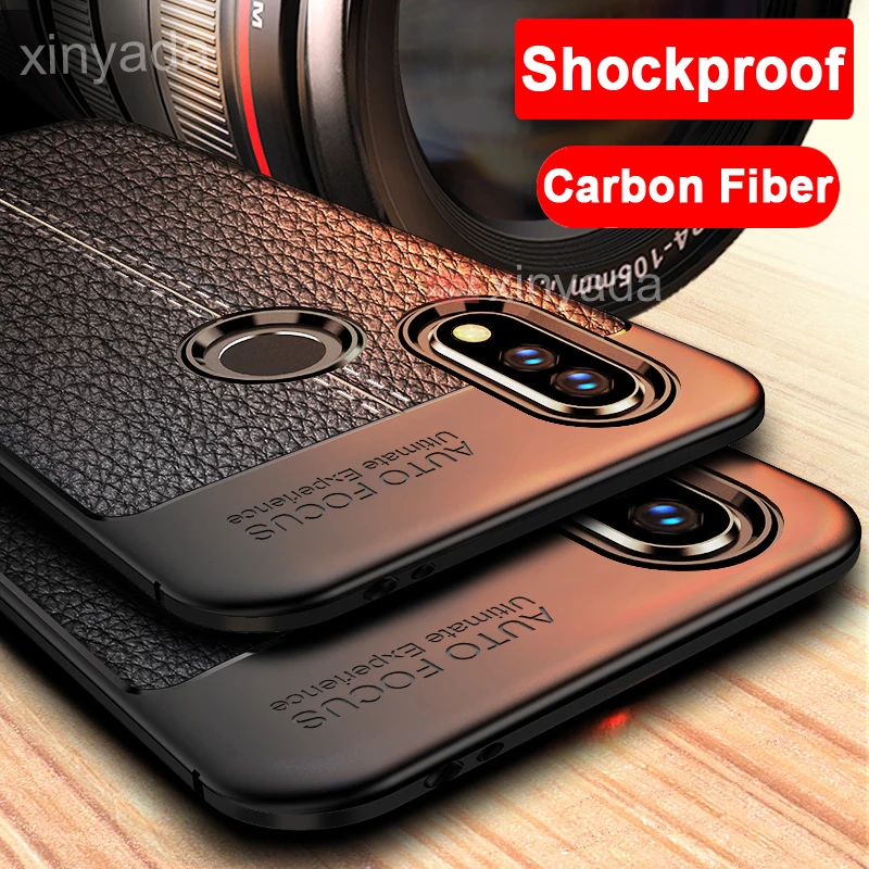 

Case For Xiaomi Redmi 7 Redmi Note 7 Note 6 Pro 5 Cover Case Armor Bumper Soft Silicone Carbon Fiber protective Tpu coque Shell