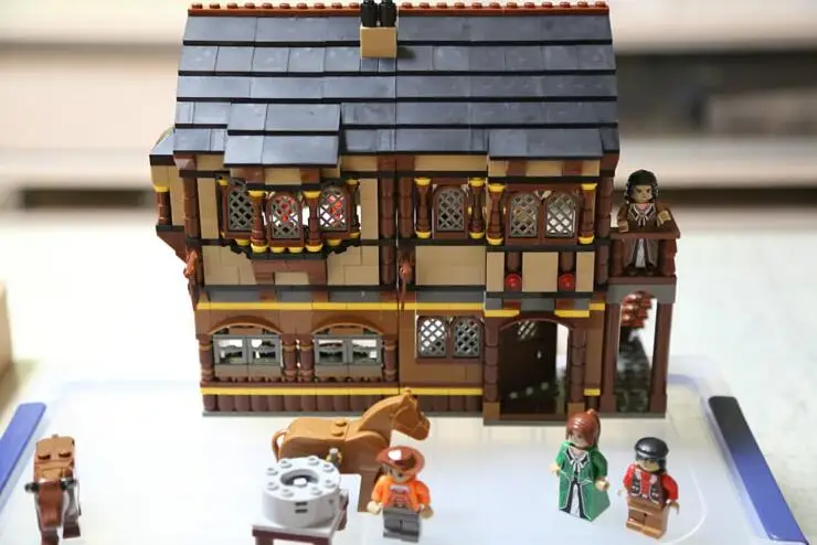

Model building kits compatible with new city farm 838 pcs 3D blocks Educational toys hobbies for children