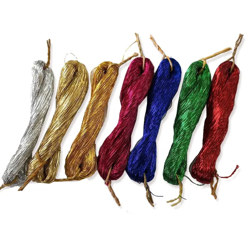 

100% silk thread / Spiraea embroidery / embroidery thread / silver metallic yarn thread / embroidery lines must be used