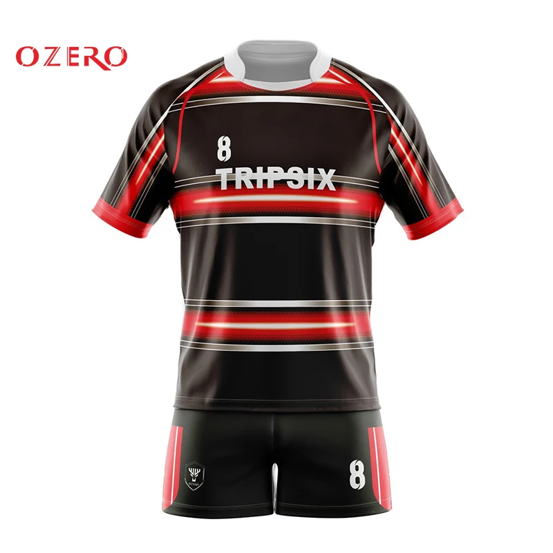 Hombres al por mayor Camo Rugby League Unión Jersey