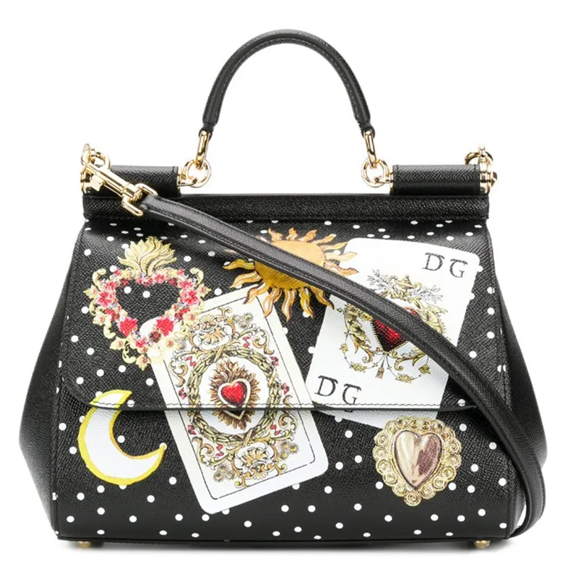 

2019 New Famous Designer Letter Panelled Poker Women Purses and Handbags Luxury Fashion Shoulder Bags Sac A Main