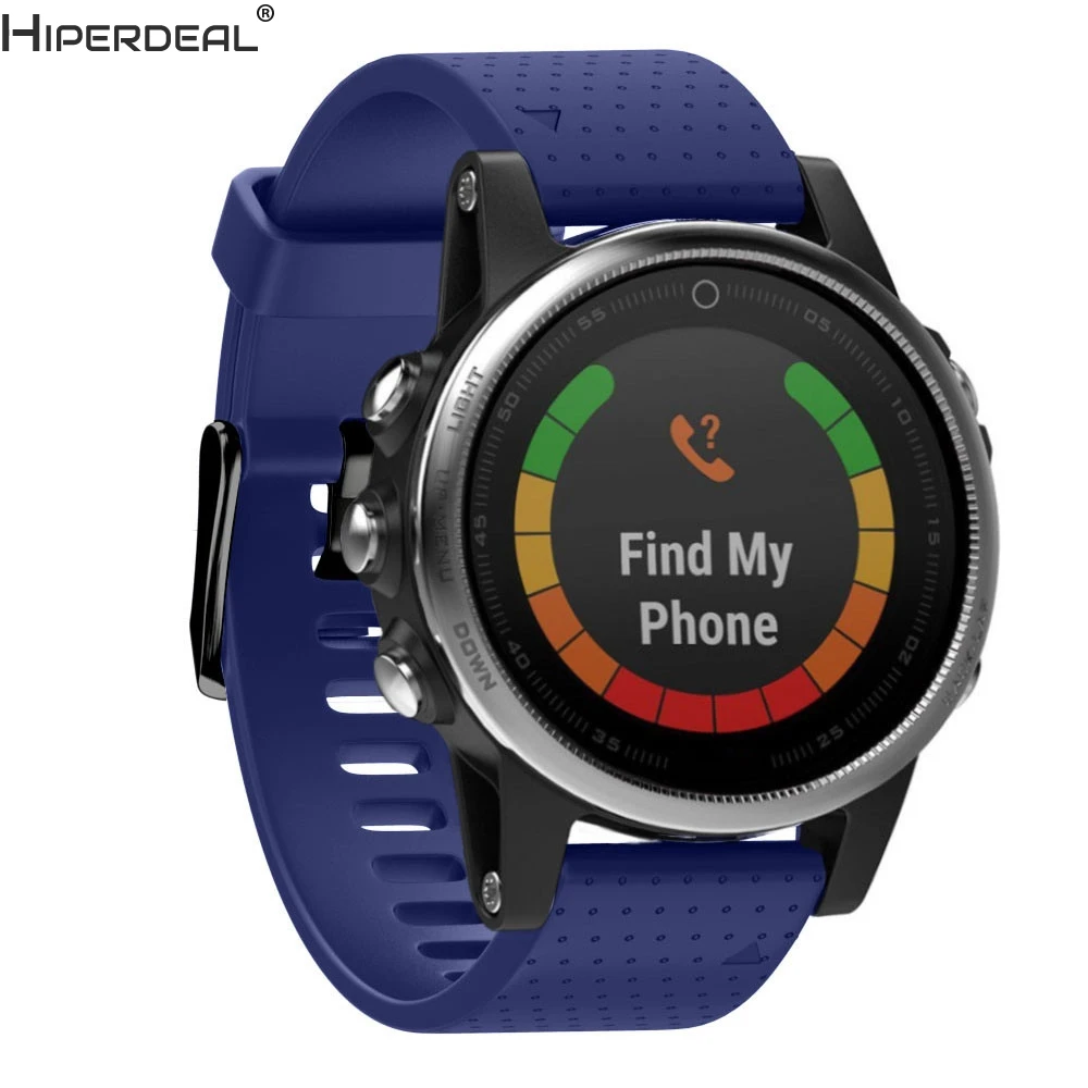 Замена HIPERDEAL силиконовый ремешок для Garmin Fenix 5S GPS часы|garmin band|garmin replacement bandgarmin watch band