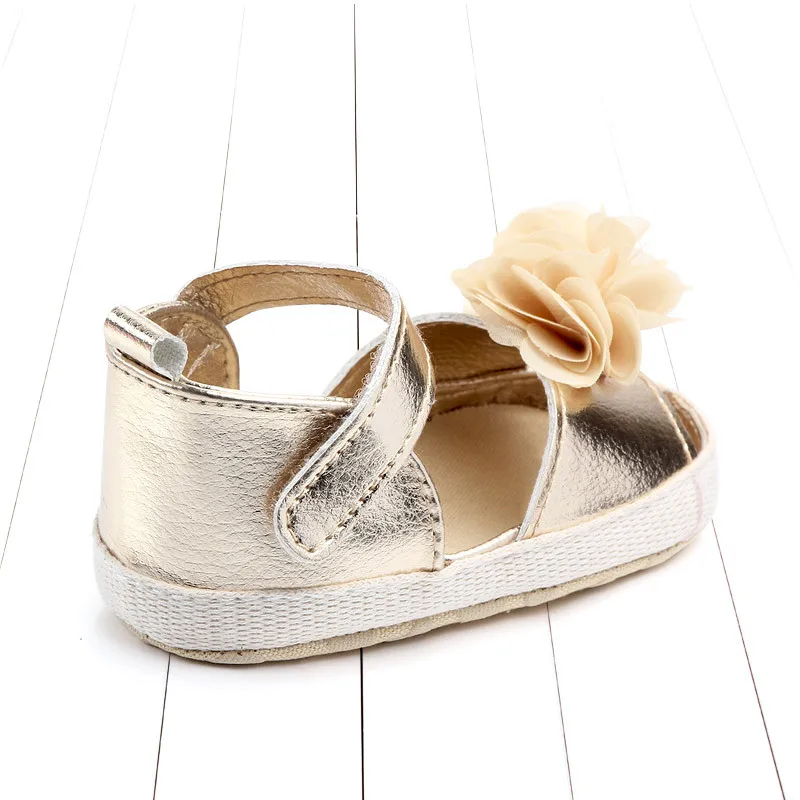 Baby Girl Sandals Summer Non-slip Crib Shoes for Girl (4)