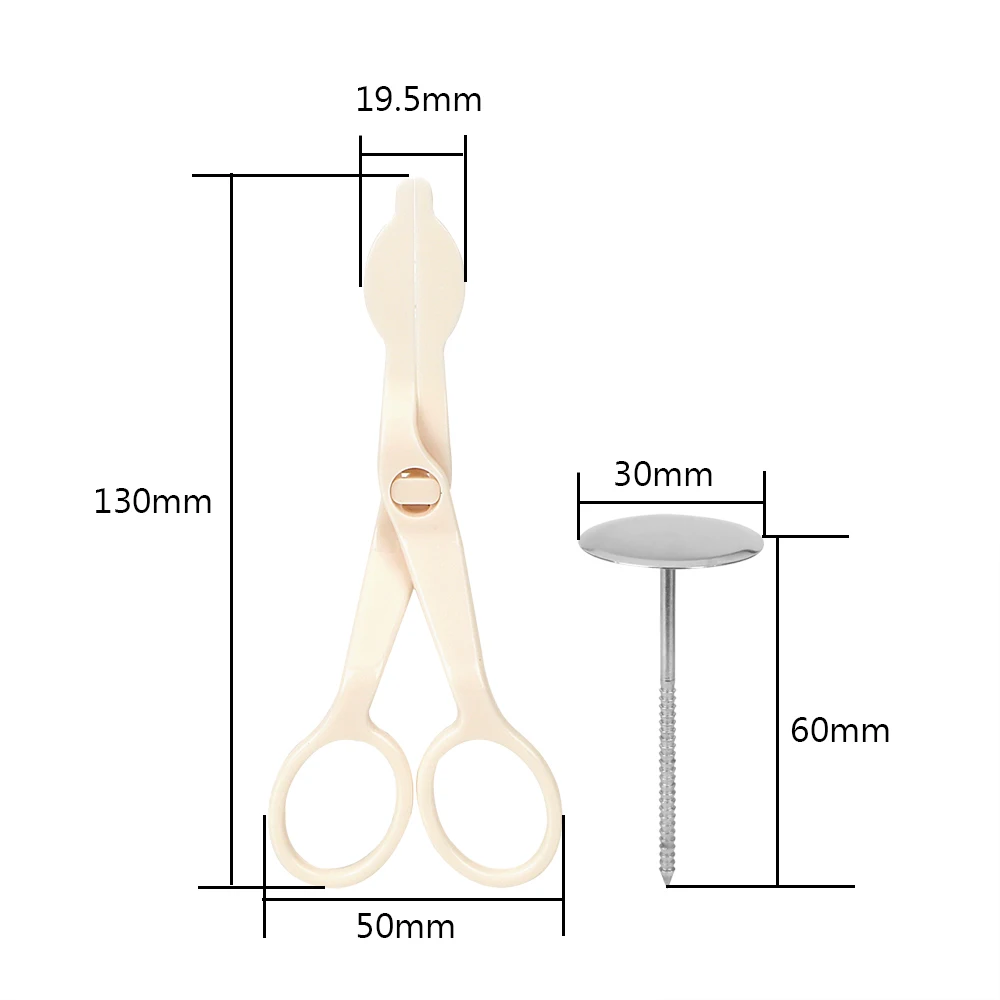 HOOMIN 1 набор из нержавеющей стали окантовка ногтей+ торт пластиковые ножницы для крема передача цветов DIY торт набор инструментов для декора