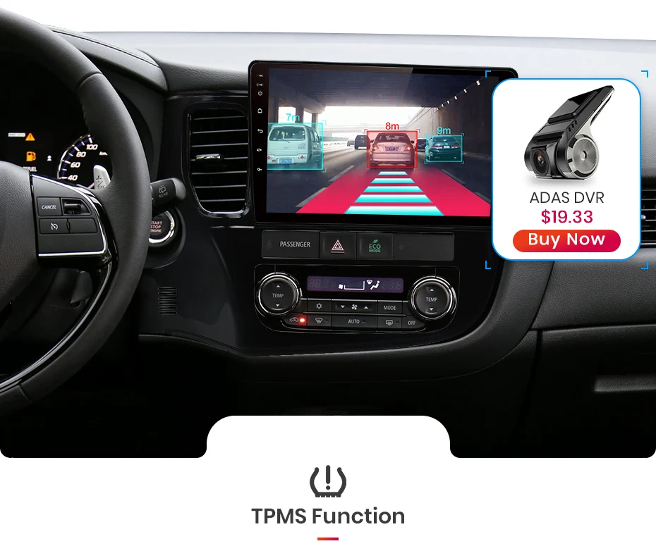 Flash Deal AWESAFE 2Din Android 8.1 4+64G CarPlay GPS Radio Audio Multimedia Player For Mitsubishi Outlander 3 2012 2014 2018 2 Din no DVD 16