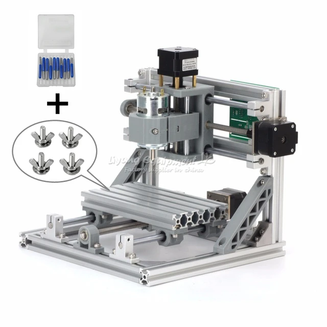 Best Offers 1610 DIY mini CNC router 500mw laser engraving machine GRBL control with 10pcs drill bits Best Offers 1610 DIY mini CNC router 500mw laser engraving machine GRBL control with 10pcs drill bits