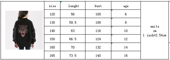 Куртка для девочек-подростков г., осенне-зимнее модное плотное пальто для девочек с тигром и блестками верхняя одежда для девочек, детская одежда для девочек от 8 до 12 лет