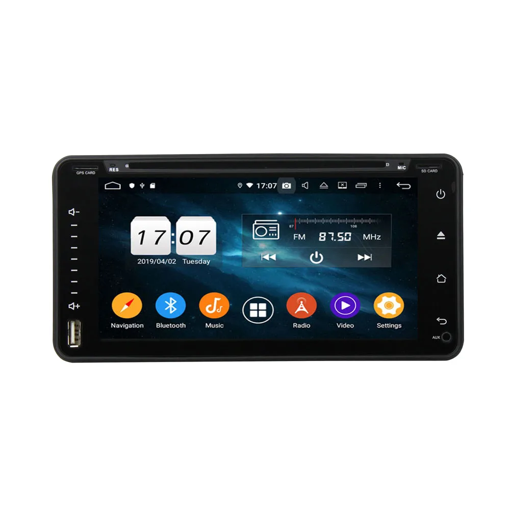 Android 9,0 Octa Core для TOYOTA Vios/Hilux/Land Cruiser/Fortuner/Prado/Terios PX5 Автомобильная dvd-навигационная система автомобильное радио, dvd плеер