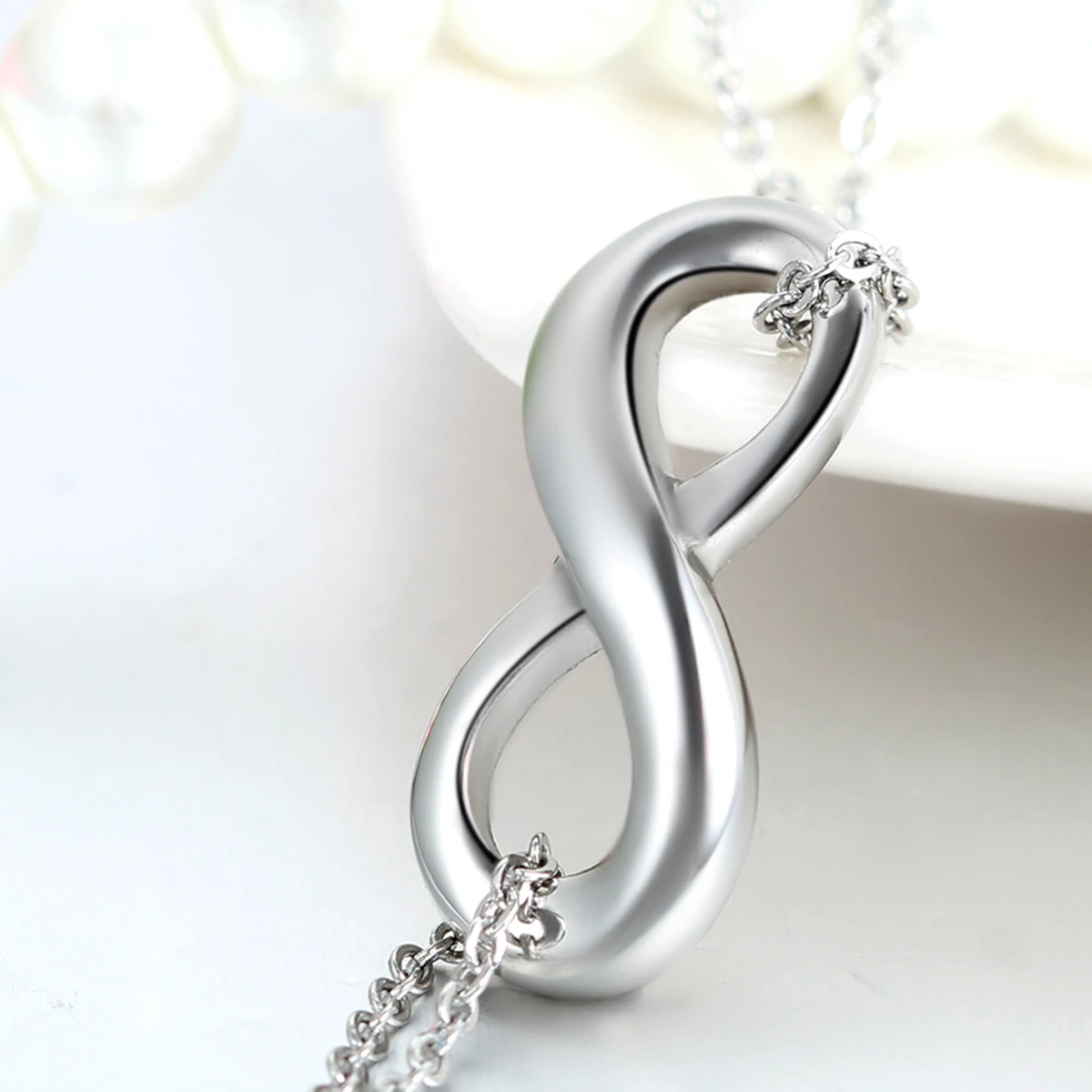 Браслеты шармы BONISKISS 316L для влюбленных пар из нержавеющей стали|infinity bracelet|charm