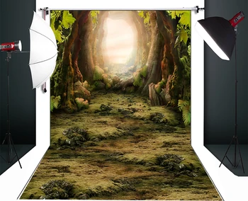 

Fairy Tale Forest Photography Filming Photobooth Banner Backdrops Hallowmas Studio Backgrounds Baby Portrait Photo Wallpaper