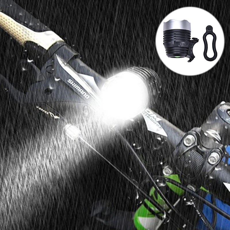 New Head Lamp + Rubber O-rings LED Bicycle Bike Light Front Cycling Light
