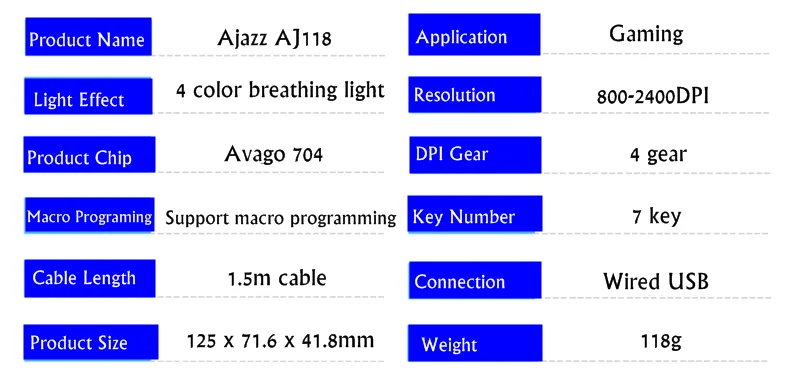 Ajazz AK40S PBT Edition эргономичная USB Проводная Механическая игровая клавиатура RGB/смешанный свет отсоединяемая Магнитная опора для рук синяя ось