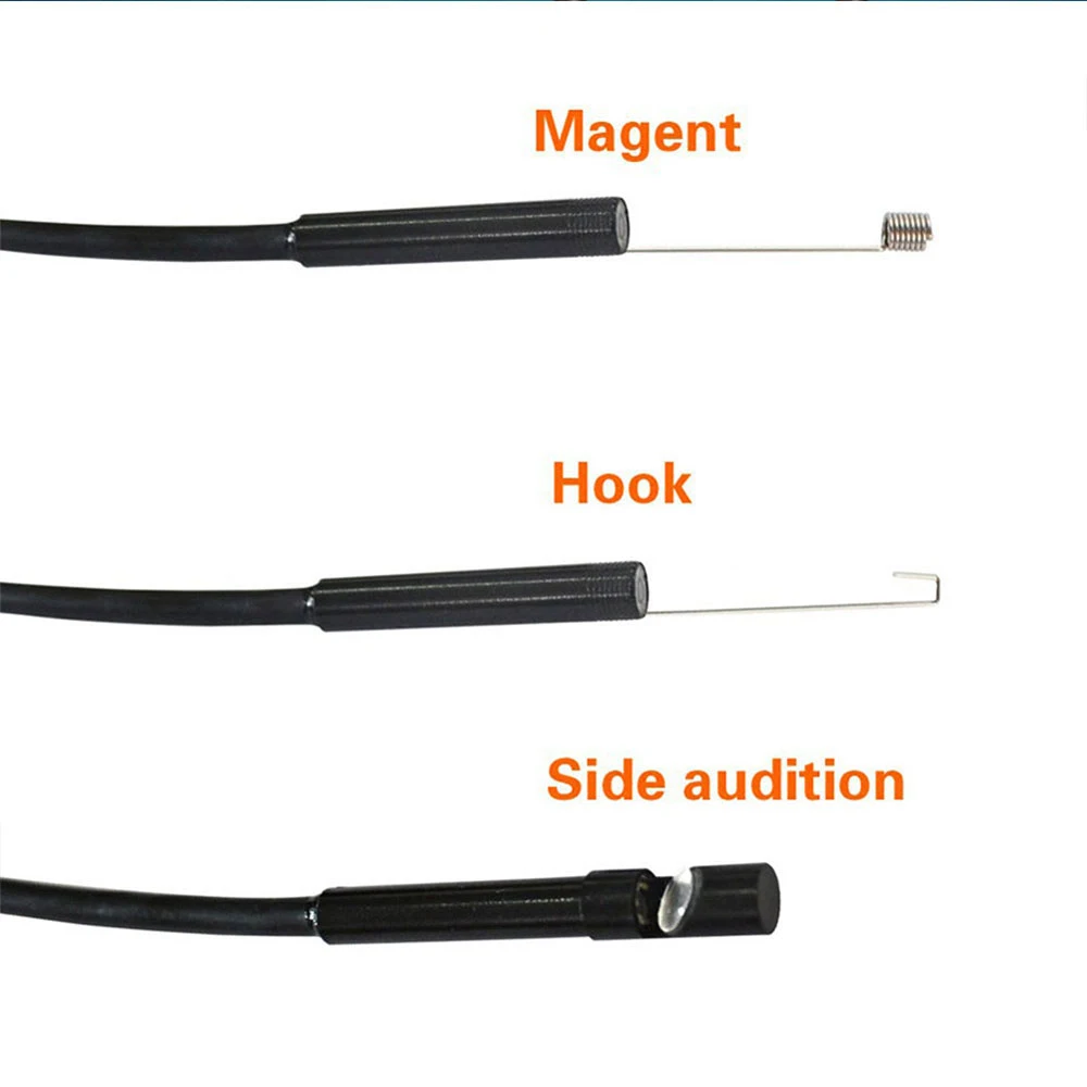 1/1. 5/2 м 7 мм эндоскоп камера 2 в 1 микро-usb; мини-металлический пластиковый портативный видео-мониторинг мобильных телефонов IP67