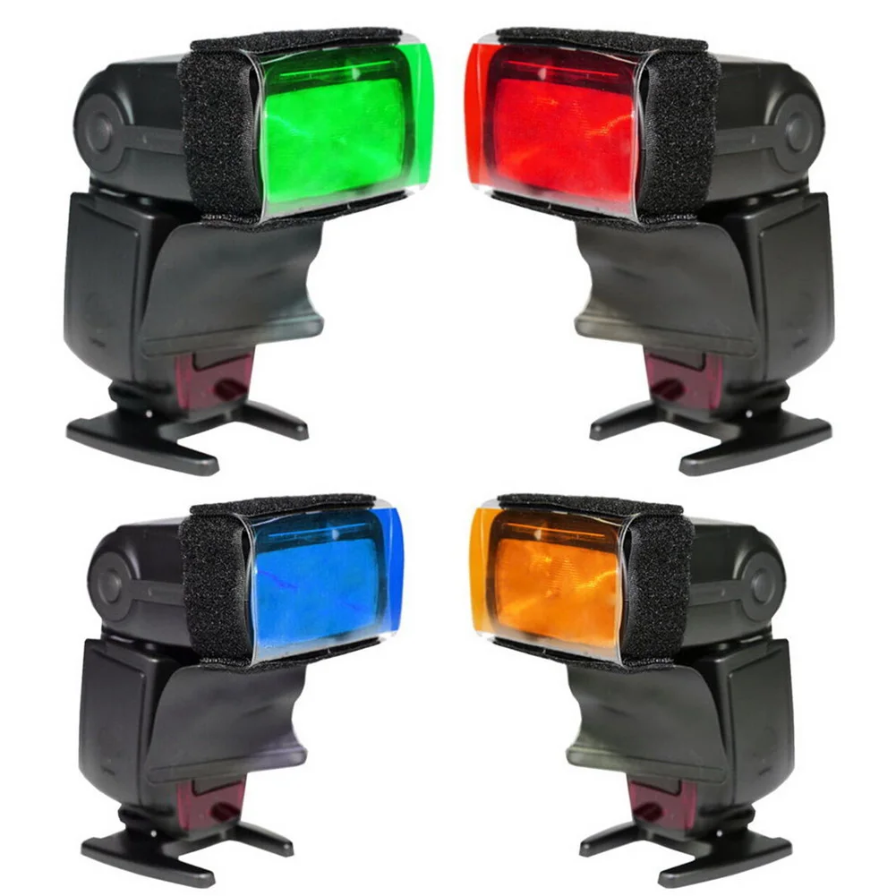 12 шт. цветная карта для Вспышка Strobist гелевый фильтр цветовой баланс с резинкой светильник диффузор для Canon/Nikon для SONY