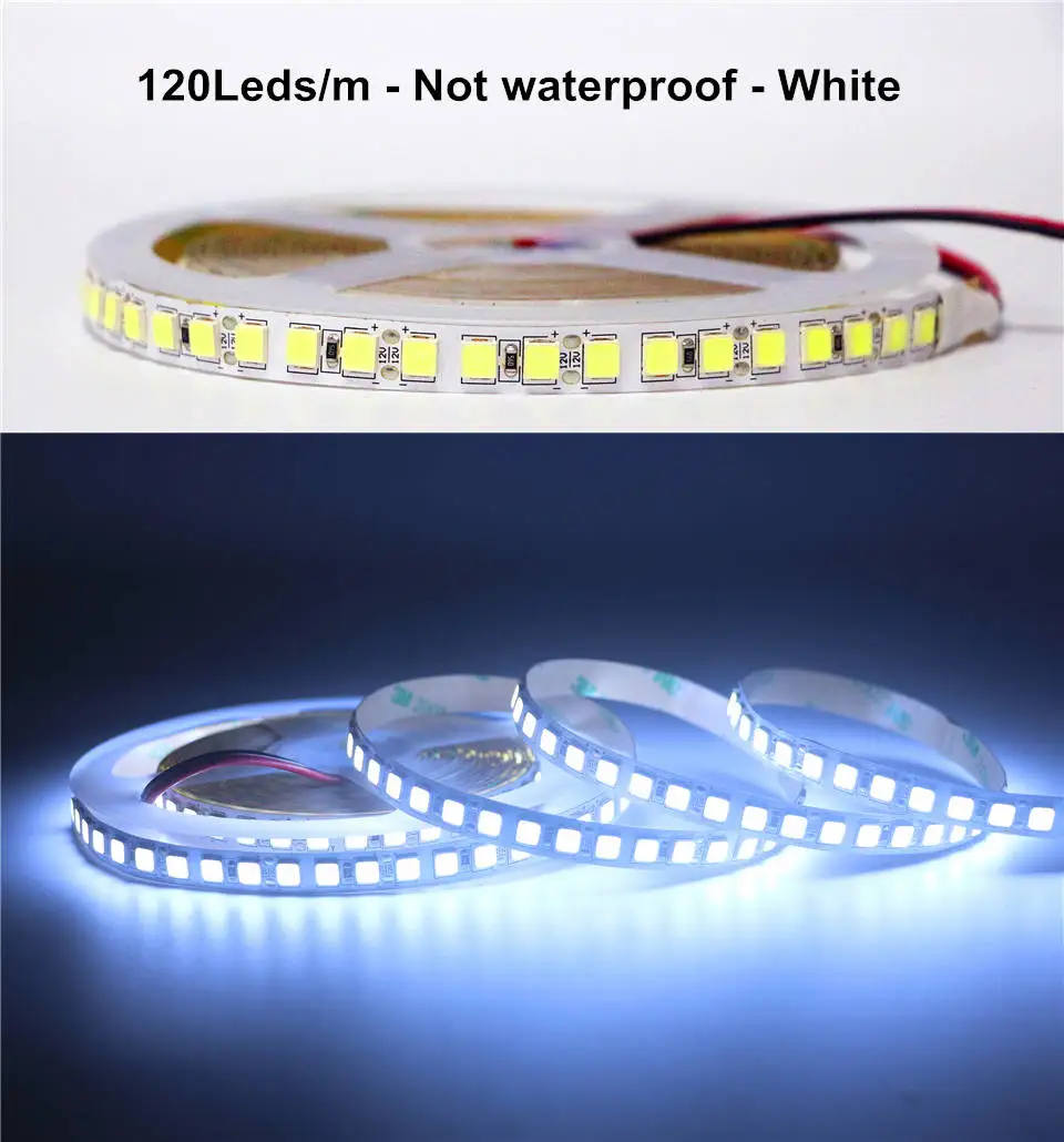 2018 Новое поступление 5054 SMD 12В Светодиодная лента 5 м 300 Светодиодов 600 светодиодов