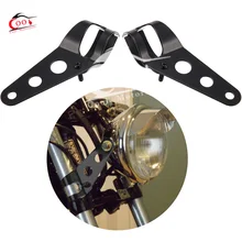 28 мм-34 мм, Монтажный кронштейн для фар мотоцикла, регулятор, зажим для крепления вилки, черный держатель фары