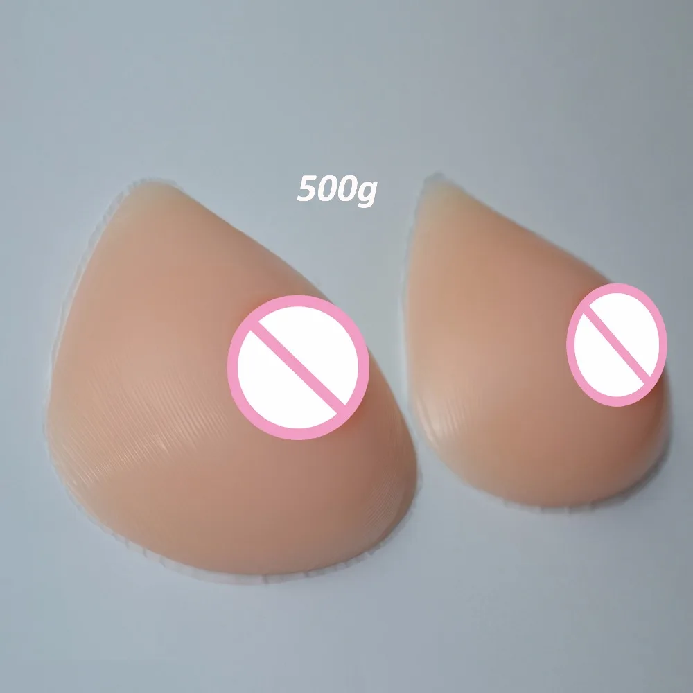 Fake Silicone Breast Forms 500g/600g/800g/1000g/Pair Real Feel Artificial Boobs Bust Enhancer For Crossdress And Trangsgender