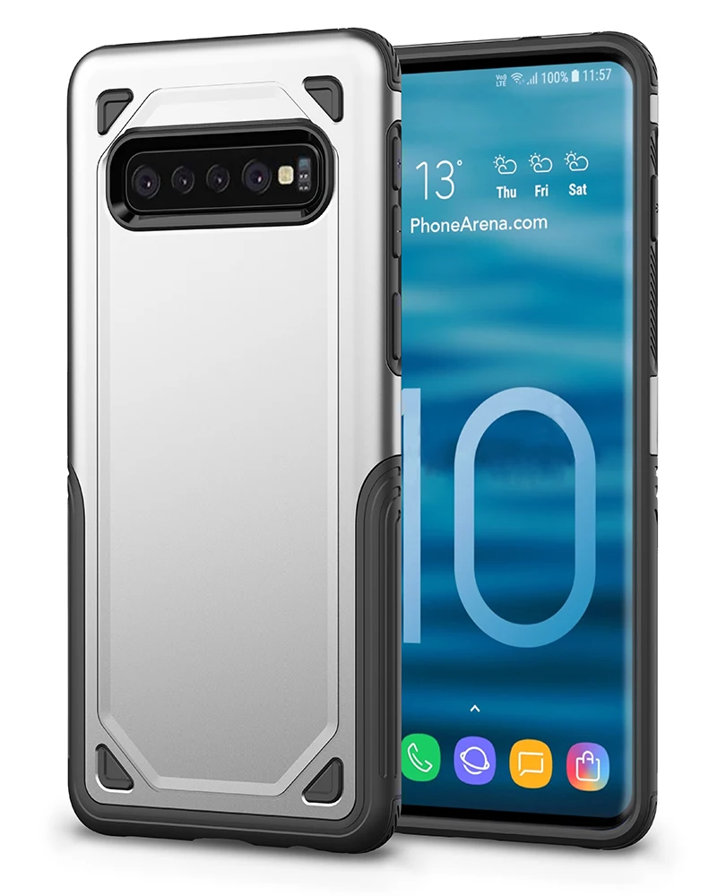 SGP Броня PC Spigen прочный силиконовый 2в1 чехол для телефона для samsung Galaxy S10 5G E S8 S9 Plus S7 Note 8 9 противоударный чехол аксессуар