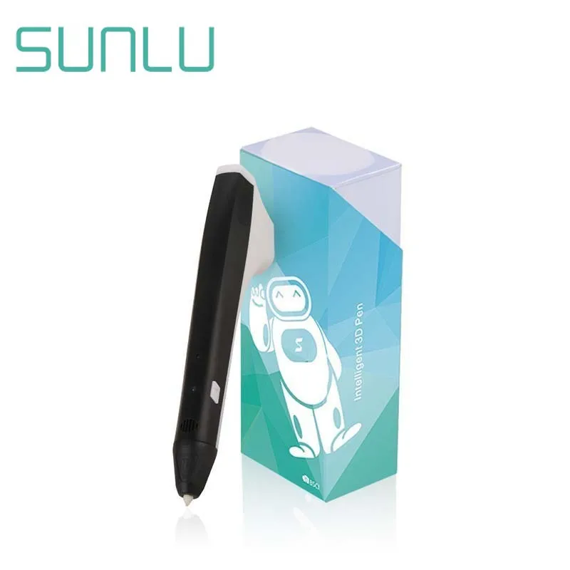 Новая 3d Ручка 3D Ручка для принтера SUNLU M1 черный цвет Самая низкая цена 3D Ручка Поддержка PLA/PCL нити одна кнопка работы