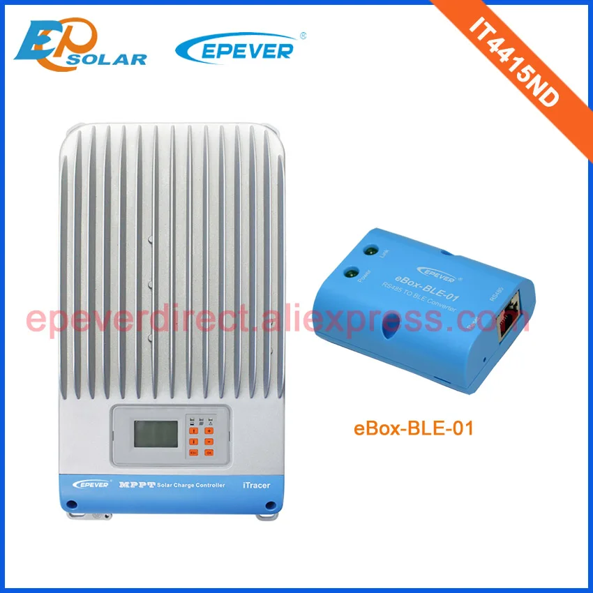 

36v mppt EPsolar home system solar controller+eBOX-BLE-01 IT4415ND 45A 45amp lcd display free shipping