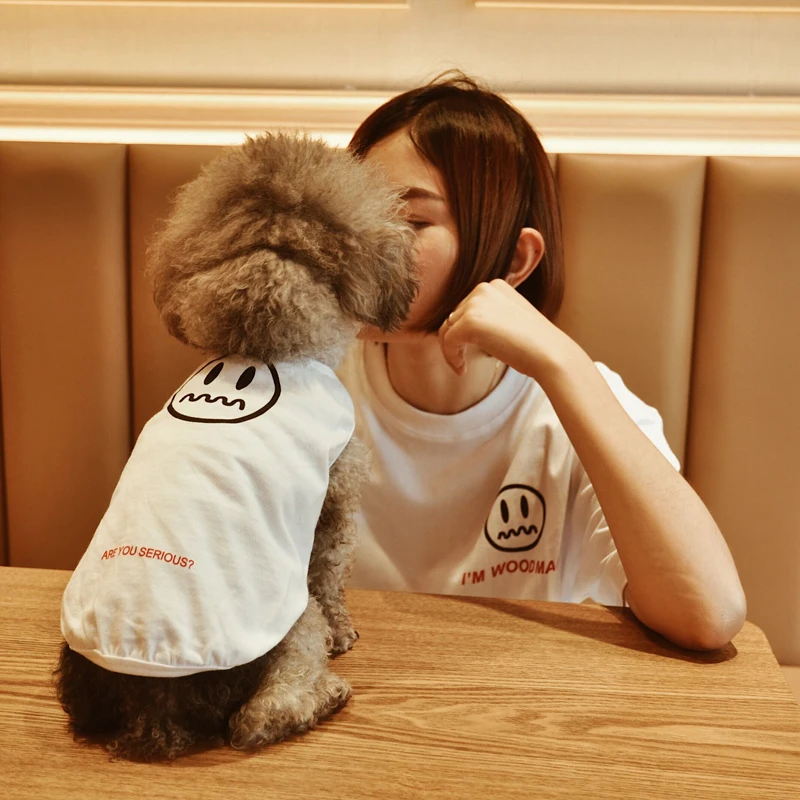 

Family clothing for pet and owner dog vest vests parent-pet outfit French Bulldog attire dogs cat summer spring dogs clothes