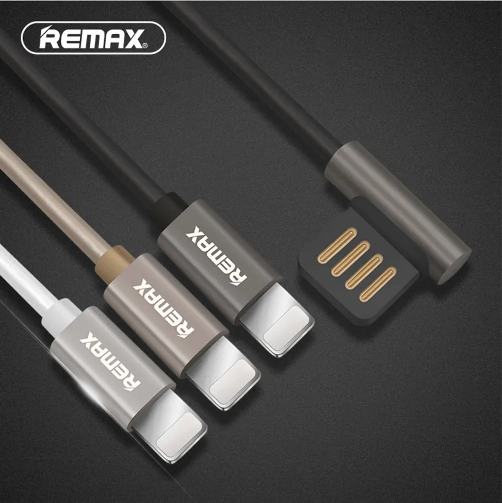 

REMAX Emperor RC-054i USB Data Cable For iPhone Xs max XR X 8 7 6 8s 7s 6s plus 5 5s SE iPad air 2 mini 2.1A Fast Charging Cable