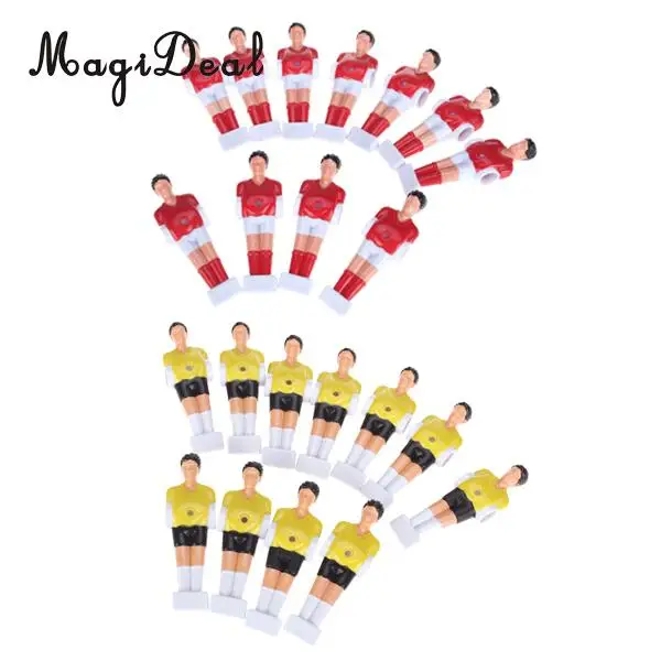 22 PCS Red & Yellow Foosball Men Table Soccer Player Indoor Game