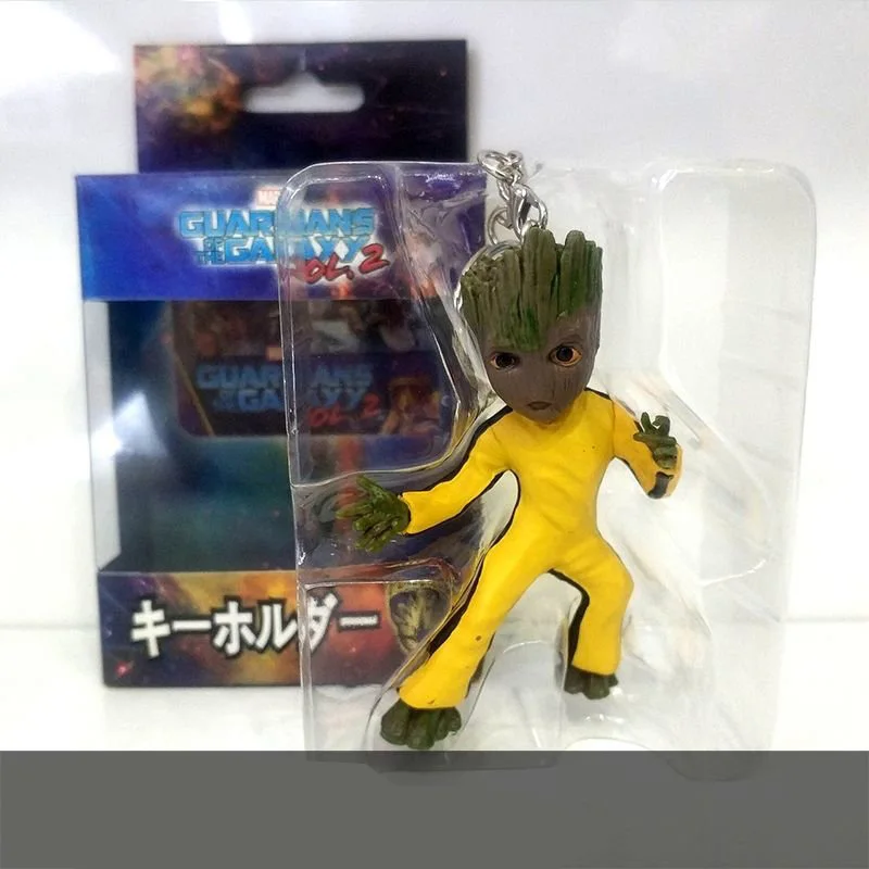 

Baby Groot Tree Man Keychain Pendant Action Figures Guardians of The Galaxy Toy Tree Man Cute Model Toy