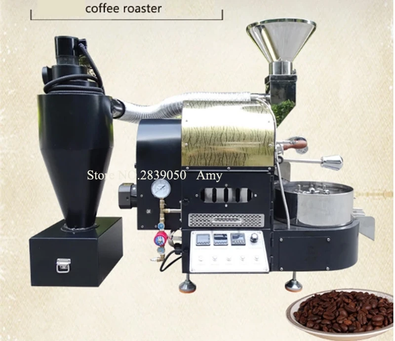 2 КГ Электрический и газовый домашний небольшой кофе в зернах Жаровня используется Кофе Жаровня оборудование для обжарки