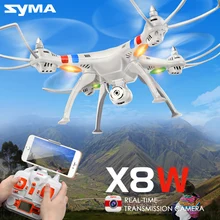 SYMA X8C X8W X8G 2.4G 4CH Professional RC Helicopter FPV Quadcopter With 2MP HD Camera Wifi Real-time Transmit UFO Drone Toys