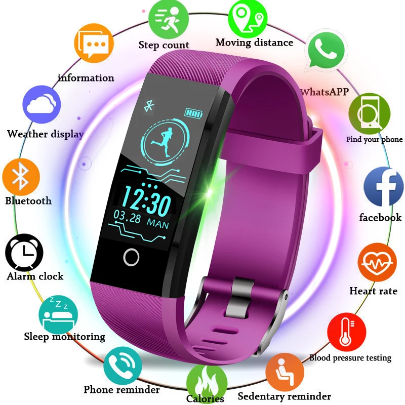 

BANGWEI Smart Watch Color Screen Waterproof Women Smart Watch Heart Rate Monitor Smartwatch relogio inteligente For Android IOS