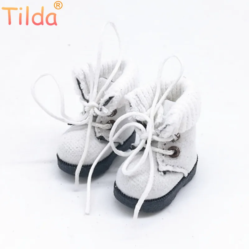 Tilda 1/6 Blyth кукольные сапоги обувь для куклы блайз мода 3 2 см мини зимняя кожаная