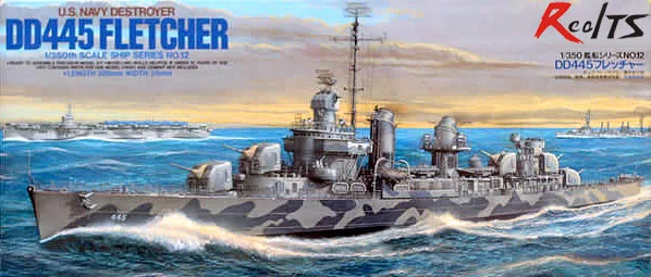 

RealTS Tamiya 78012 Military Model 1/350 Scale War Ship DD445 FLETCHER Destroyer Hobby Model Kit