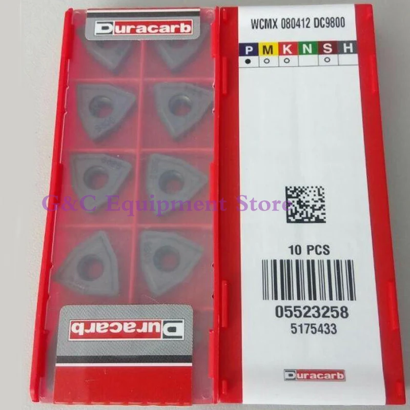 10pcs Duracarb WCMX050308 DC9800 NEW Carbide Inserts