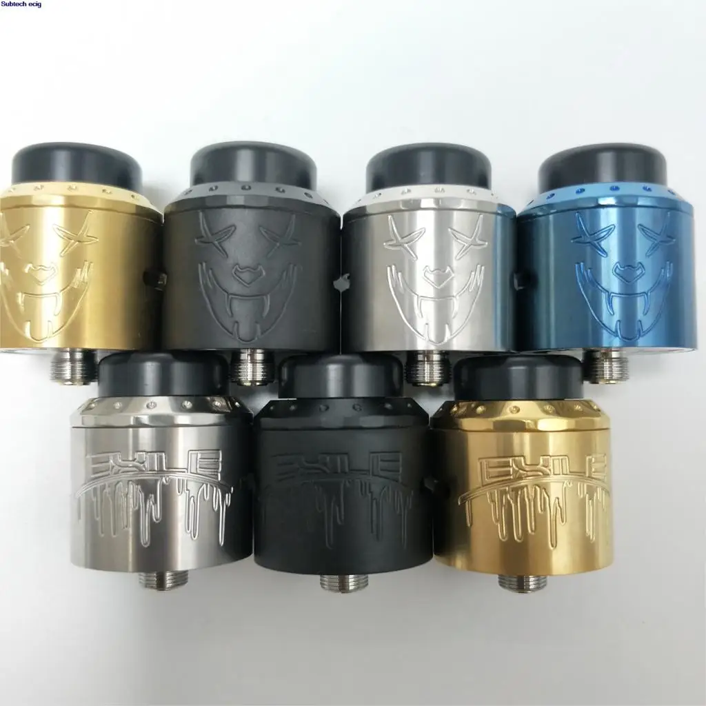 

Newest 1:1 Exile rda tank with BF PIN 25mm Single and Dual airflow for 510 Mods vape tank VS KALI V2 apocalypse goon 25 RDA
