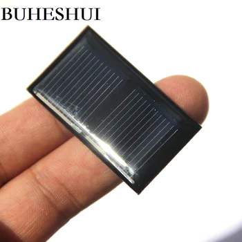 

BUHESHUI 100pcs 1V 125mA Mini Solar Cells Module DIY Solar Panel Toy Battery Charger System Light Education Kits 45*25MM Epoxy
