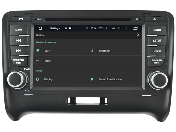 Best Android 8.0 CAR Audio DVD player FOR AUDI TT (2006-2014) gps Multimedia head device unit receiver BT WIFI 4