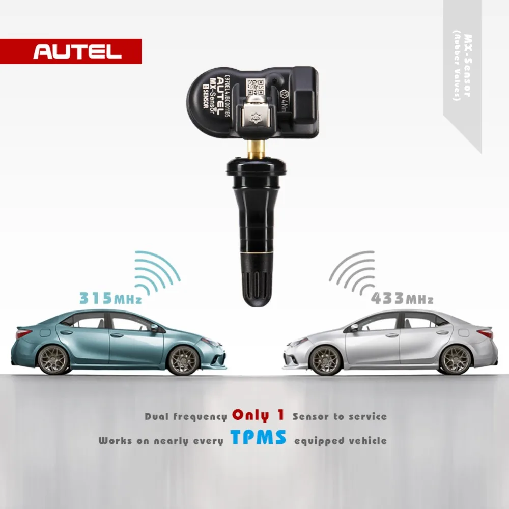 Autel MX-sensor TPMS 2 в 1 433 МГц 315 МГц MX sensor для autel MaxiTPMS TS601 диагностический инструмент контроль давления в шинах