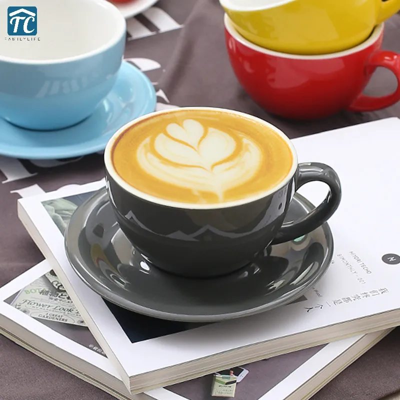 Us 17 05 29 Off Macarons European Coffeeware Coffee Cup Set Thicken Professional Wide Mouth Embossed Pull Cups Latte Mug Home Kitchen Breakfast In Us 17 05 29 Off Macarons European Coffeeware Coffee Cup Set Thicken Professional Wide Mouth Embossed Pull Cups Latte Mug Home Kitchen Breakfast In