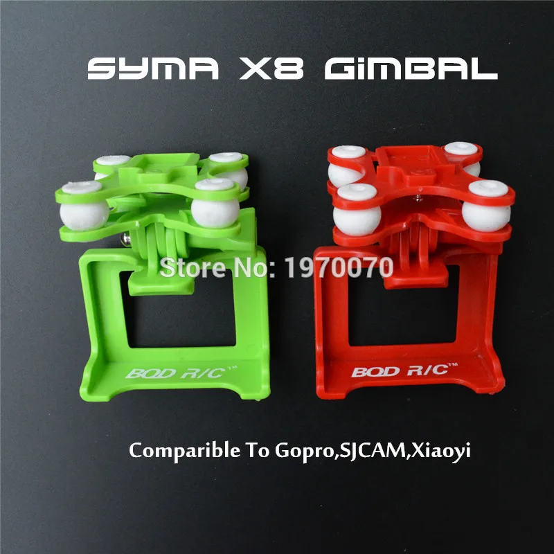 

BQD Spare Parts Syma X8C X8W X8G X8HW X8HG X8SW RC Quadrotor Helicopter Anti-Shake Gimbal Frame Fit To Gopro SJCAM Xiaoyi Camera