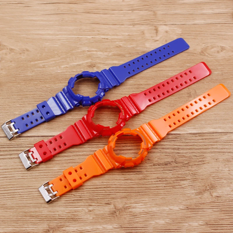 Watch Accessories Applicable to for Casio GSHOCK Watch Band GLS GD GA100 GD100 GA120 Glossy Resin Case Men's Women's Watch Strap Watch Accessories Applicable to for Casio GSHOCK Watch Band GLS GD GA100 GD100 GA120 Glossy Resin Case Men's Women's Watch Strap