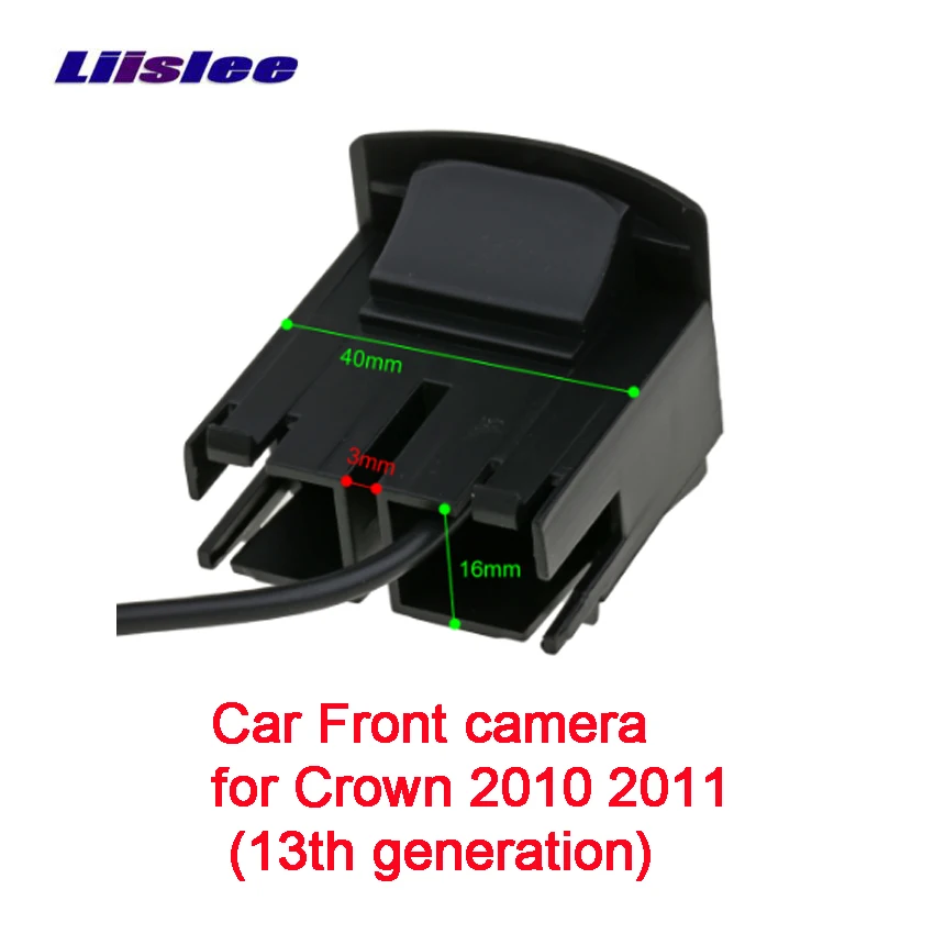 LiisLee Car Special Front HD Camera for Crown 2010 2011  (13th generation) Car front camera Waterproof Night vision CCD HD
