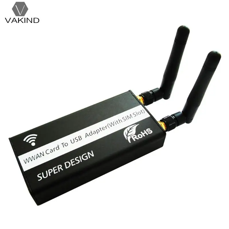 

VAKIND Wireless NGFF M.2 Key B to USB Adapter with SIM Card Slot Testing Tools for WWAN/LTE/4G Module for Desktop Laptop PC