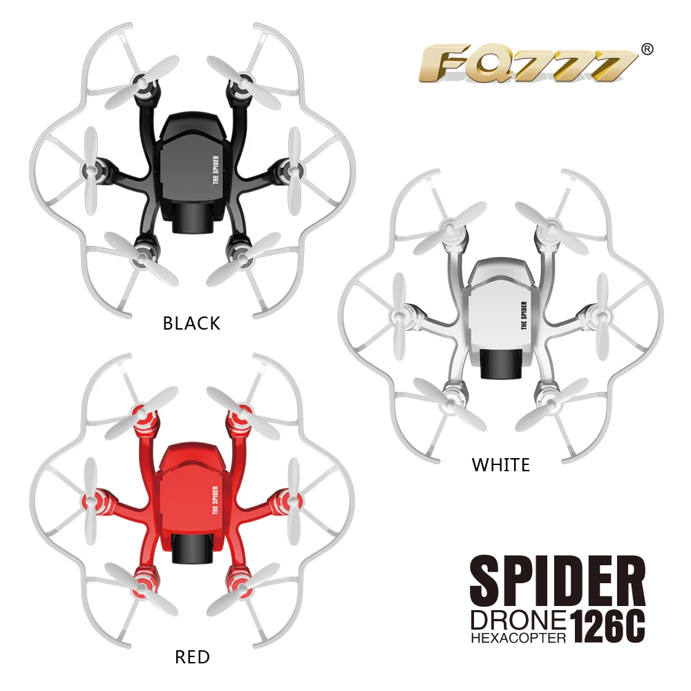 

FQ777-126C FQ777 126C MINI Drone with 2MP HD Camera RC quadcopter MODE1 & MODE2 switch headless4CH 6Axis Gyro F17864/66