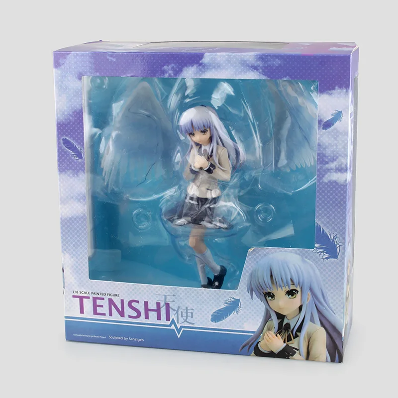 Фигурка Angel Beats Tachibana Kanade мультяшная милая кукла из ПВХ 21 5 см упакованная в коробку