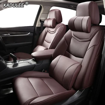 

KADULEE Custom Leather car seat cover For Geely Emgrand EC7 Jingang Yuanjing GX7 GC7 GX2 UFO SC3 SC5 SC6 SX7 car seats protector
