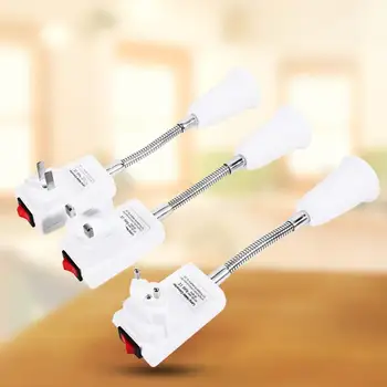

E27 Adapter Light Bulb Lamp Holder E27 Splitter Flexible Extension Adapter Converter Lighting Adapter With Screw SocketSwitch