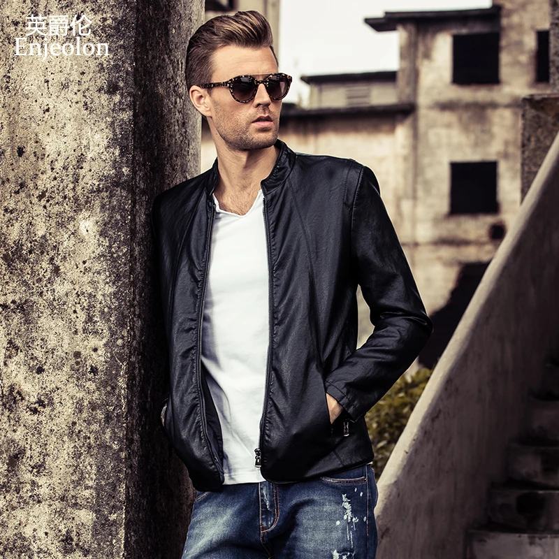 P219|brand leather jacket men|fashion jackets menleather men |